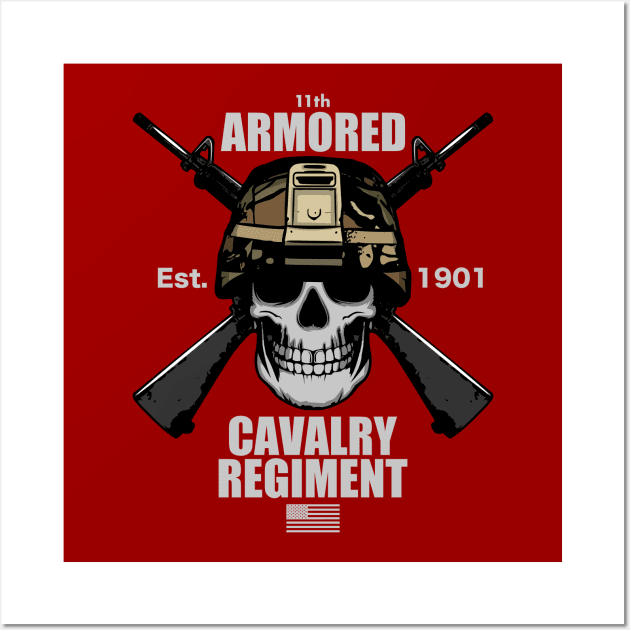 11th Armored Cavalry Regiment Wall Art by TCP